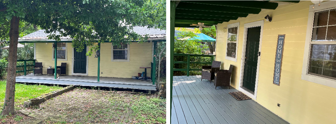 Streetcar Cottage porch